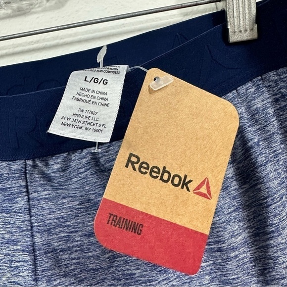 Reebok Running Two-In-One Shorts Navy, Large - Picture 9 of 9